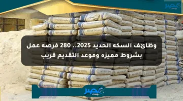 وظائف السكة الحديد 2025.. 280 فرصة عمل بشروط مميزة وموعد التقديم قريب